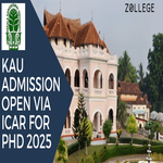 KAU Admission Open Via ICAR For PhD 2025